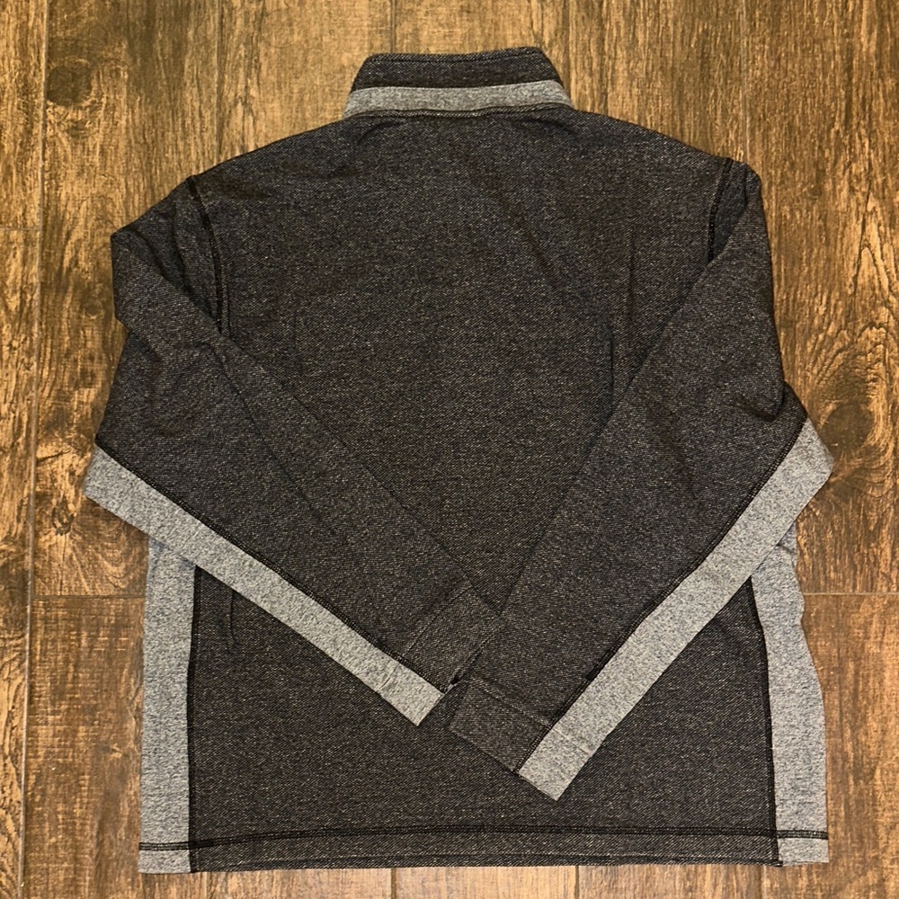 Murano Liquid Luxury Quarter Zip Pullover Sweater Gray Mens XL - Picture 9 of 9